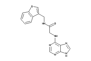 N-(benzothiophen-3-ylmethyl)-2-(9H-purin-6-ylamino)acetamide