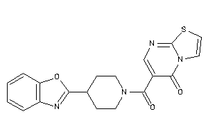 6-[4-(1,3-benzoxazol-2-yl)piperidine-1-carbonyl]thiazolo[3,2-a]pyrimidin-5-one