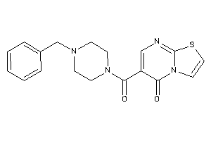 6-(4-benzylpiperazine-1-carbonyl)thiazolo[3,2-a]pyrimidin-5-one