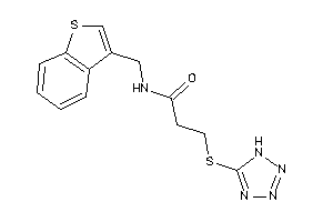 N-(benzothiophen-3-ylmethyl)-3-(1H-tetrazol-5-ylthio)propionamide