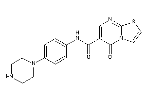 5-keto-N-(4-piperazinophenyl)thiazolo[3,2-a]pyrimidine-6-carboxamide