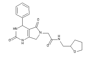 Image of 2-(2,5-diketo-4-phenyl-1,3,4,7-tetrahydropyrrolo[3,4-d]pyrimidin-6-yl)-N-(tetrahydrofurfuryl)acetamide