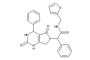 Image of 2-(2,5-diketo-4-phenyl-1,3,4,7-tetrahydropyrrolo[3,4-d]pyrimidin-6-yl)-N-(2-furfuryl)-2-phenyl-acetamide
