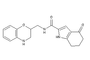 N-(3,4-dihydro-2H-1,4-benzoxazin-2-ylmethyl)-4-keto-1,5,6,7-tetrahydroindole-2-carboxamide