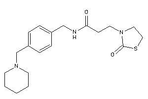 3-(2-ketothiazolidin-3-yl)-N-[4-(piperidinomethyl)benzyl]propionamide