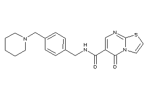 5-keto-N-[4-(piperidinomethyl)benzyl]thiazolo[3,2-a]pyrimidine-6-carboxamide