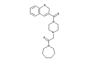 1-(azepan-1-yl)-2-[4-(2H-chromene-3-carbonyl)piperazino]ethanone