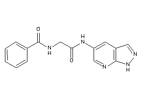 N-[2-keto-2-(1H-pyrazolo[3,4-b]pyridin-5-ylamino)ethyl]benzamide