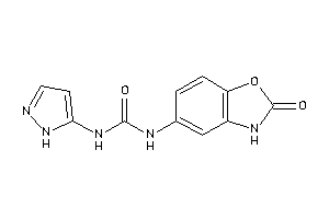 1-(2-keto-3H-1,3-benzoxazol-5-yl)-3-(1H-pyrazol-5-yl)urea