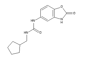 1-(cyclopentylmethyl)-3-(2-keto-3H-1,3-benzoxazol-5-yl)urea