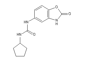 1-cyclopentyl-3-(2-keto-3H-1,3-benzoxazol-5-yl)urea