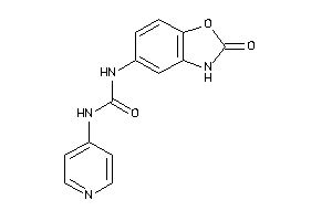 1-(2-keto-3H-1,3-benzoxazol-5-yl)-3-(4-pyridyl)urea