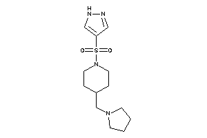 1-(1H-pyrazol-4-ylsulfonyl)-4-(pyrrolidinomethyl)piperidine