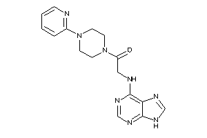 2-(9H-purin-6-ylamino)-1-[4-(2-pyridyl)piperazino]ethanone