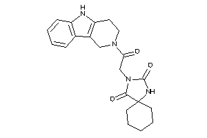 3-[2-keto-2-(1,3,4,5-tetrahydropyrido[4,3-b]indol-2-yl)ethyl]-1,3-diazaspiro[4.5]decane-2,4-quinone