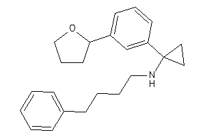 4-phenylbutyl-[1-[3-(tetrahydrofuryl)phenyl]cyclopropyl]amine
