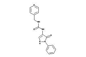 1-(5-keto-1-phenyl-3-pyrazolin-4-yl)-3-(4-pyridylmethyl)urea