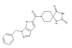 8-(1-benzylthieno[2,3-c]pyrazole-5-carbonyl)-2,4,8-triazaspiro[4.5]decane-1,3-quinone