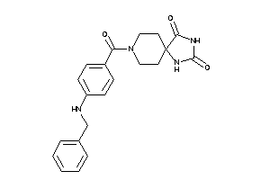 8-[4-(benzylamino)benzoyl]-2,4,8-triazaspiro[4.5]decane-1,3-quinone