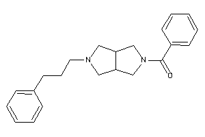 Phenyl-[5-(3-phenylpropyl)-1,3,3a,4,6,6a-hexahydropyrrolo[3,4-c]pyrrol-2-yl]methanone