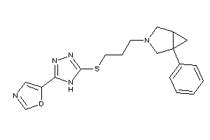 5-[5-[3-(5-phenyl-3-azabicyclo[3.1.0]hexan-3-yl)propylthio]-4H-1,2,4-triazol-3-yl]oxazole