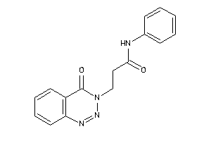 3-(4-keto-1,2,3-benzotriazin-3-yl)-N-phenyl-propionamide