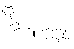 N-(2,4-diketo-1H-pyrido[2,3-d]pyrimidin-6-yl)-3-(5-phenyloxazol-2-yl)propionamide