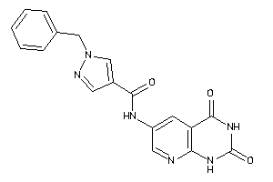 1-benzyl-N-(2,4-diketo-1H-pyrido[2,3-d]pyrimidin-6-yl)pyrazole-4-carboxamide