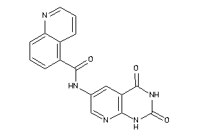 N-(2,4-diketo-1H-pyrido[2,3-d]pyrimidin-6-yl)quinoline-5-carboxamide