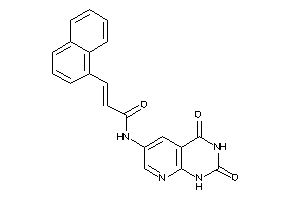 N-(2,4-diketo-1H-pyrido[2,3-d]pyrimidin-6-yl)-3-(1-naphthyl)acrylamide