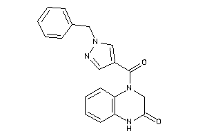 4-(1-benzylpyrazole-4-carbonyl)-1,3-dihydroquinoxalin-2-one