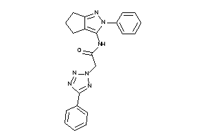 N-(2-phenyl-5,6-dihydro-4H-cyclopenta[c]pyrazol-3-yl)-2-(5-phenyltetrazol-2-yl)acetamide