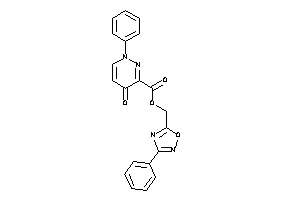 4-keto-1-phenyl-pyridazine-3-carboxylic Acid (3-phenyl-1,2,4-oxadiazol-5-yl)methyl Ester