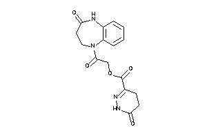 6-keto-4,5-dihydro-1H-pyridazine-3-carboxylic Acid [2-keto-2-(2-keto-3,4-dihydro-1H-1,5-benzodiazepin-5-yl)ethyl] Ester