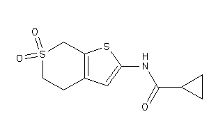 N-(6,6-diketo-5,7-dihydro-4H-thieno[2,3-c]thiopyran-2-yl)cyclopropanecarboxamide