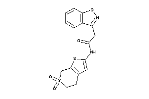 N-(6,6-diketo-5,7-dihydro-4H-thieno[2,3-c]thiopyran-2-yl)-2-indoxazen-3-yl-acetamide