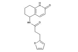 3-(2-furyl)-N-(2-keto-5,6,7,8-tetrahydro-1H-quinolin-5-yl)propionamide