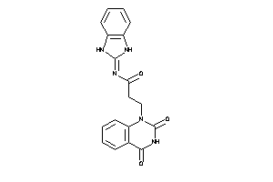 Image of N-(1,3-dihydrobenzimidazol-2-ylidene)-3-(2,4-diketoquinazolin-1-yl)propionamide