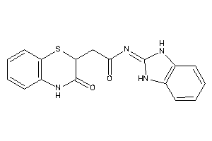 N-(1,3-dihydrobenzimidazol-2-ylidene)-2-(3-keto-4H-1,4-benzothiazin-2-yl)acetamide