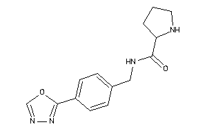 N-[4-(1,3,4-oxadiazol-2-yl)benzyl]pyrrolidine-2-carboxamide