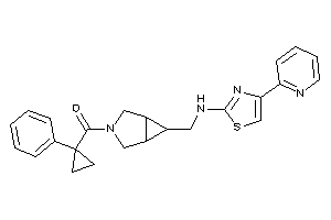 (1-phenylcyclopropyl)-[6-[[[4-(2-pyridyl)thiazol-2-yl]amino]methyl]-3-azabicyclo[3.1.0]hexan-3-yl]methanone