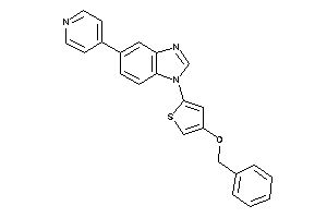Image of 1-(4-benzoxy-2-thienyl)-5-(4-pyridyl)benzimidazole