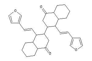 Image of 4-[2-(3-furyl)vinyl]-3-[1-[2-(3-furyl)vinyl]-4-keto-decalin-2-yl]decalin-1-one