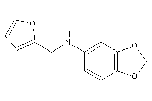 1,3-benzodioxol-5-yl(2-furfuryl)amine