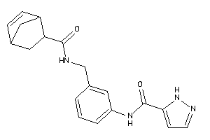 N-[3-[(bicyclo[2.2.1]hept-2-ene-5-carbonylamino)methyl]phenyl]-1H-pyrazole-5-carboxamide