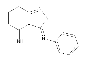 (4-imino-3a,5,6,7-tetrahydro-2H-indazol-3-ylidene)-phenyl-amine