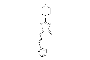 5-[3-(2-furyl)prop-2-enylidene]-2-morpholino-2-thiazolin-4-one
