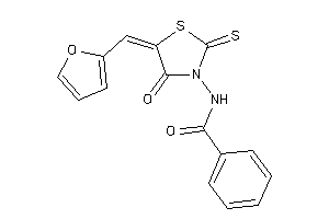 N-[5-(2-furfurylidene)-4-keto-2-thioxo-thiazolidin-3-yl]benzamide