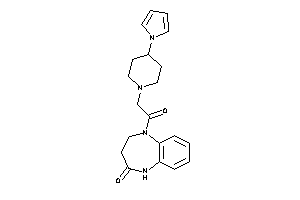 1-[2-(4-pyrrol-1-ylpiperidino)acetyl]-3,5-dihydro-2H-1,5-benzodiazepin-4-one