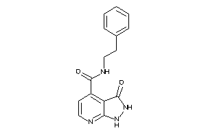 3-keto-N-phenethyl-1,2-dihydropyrazolo[3,4-b]pyridine-4-carboxamide